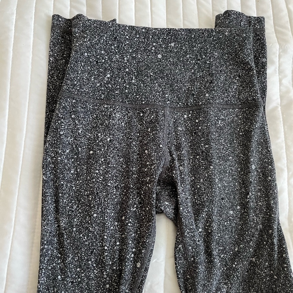 Lululemon - Align Pant - Size 2 - Black & White Speckled